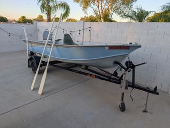 14.5 ‘ Aluminum V-Hull Fishing Boat -69”wide!!