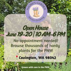 'OPEN HOUSE' Plant Sale 6/19 & 6/20 10 am-6pm