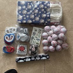 Baseball Theme Party Loots Bags 