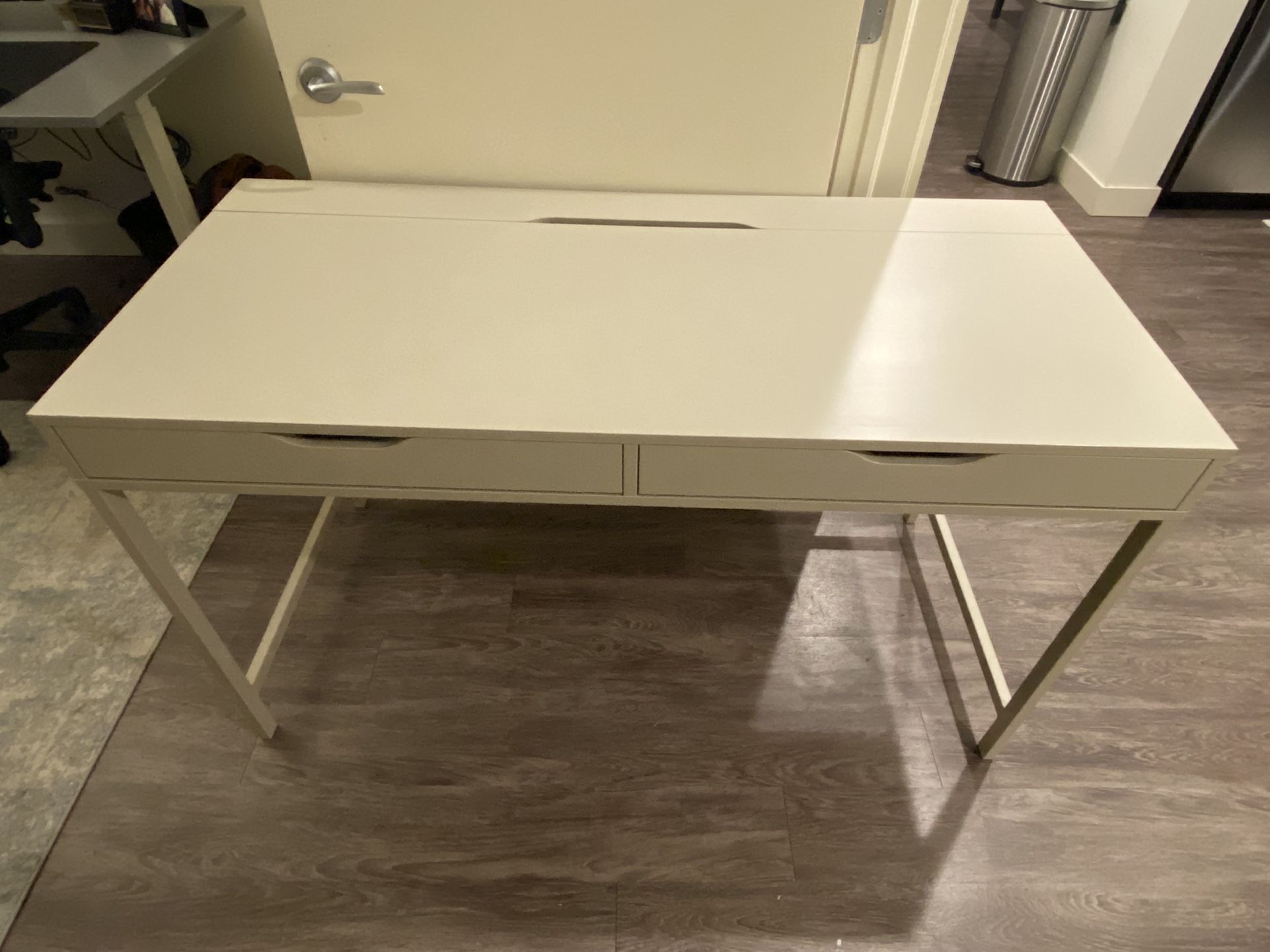 Beige alex desk deals