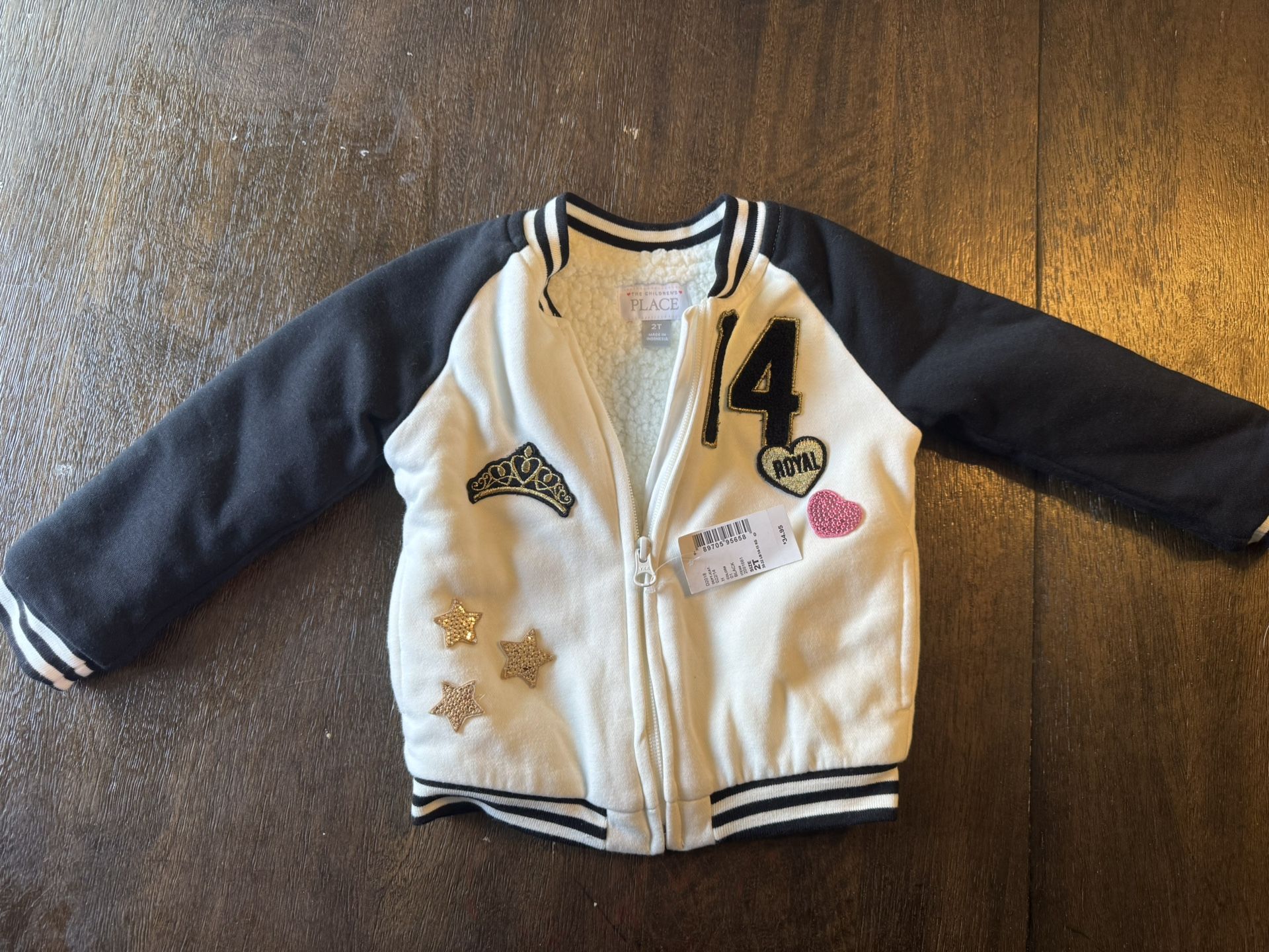 Toddler Girl Sherpa Jacket Size 2T