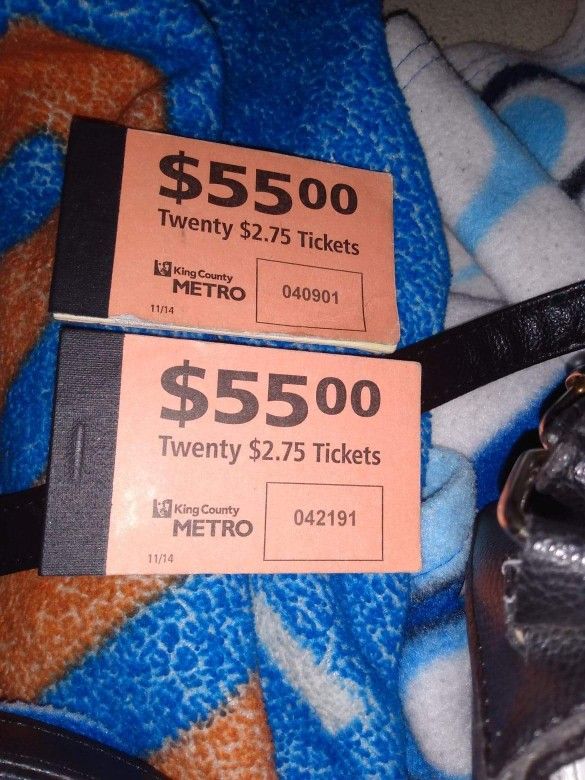 Bus Tickets For King County