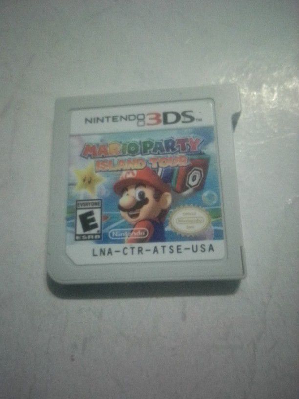 Nintendo 3DS Game Mario Party Iland Tour No Case Used