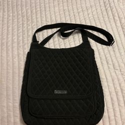 Black Vera Bradley Bag Purse Satchel 