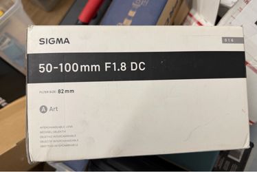 Sigma 50-100mm F1.8 DC