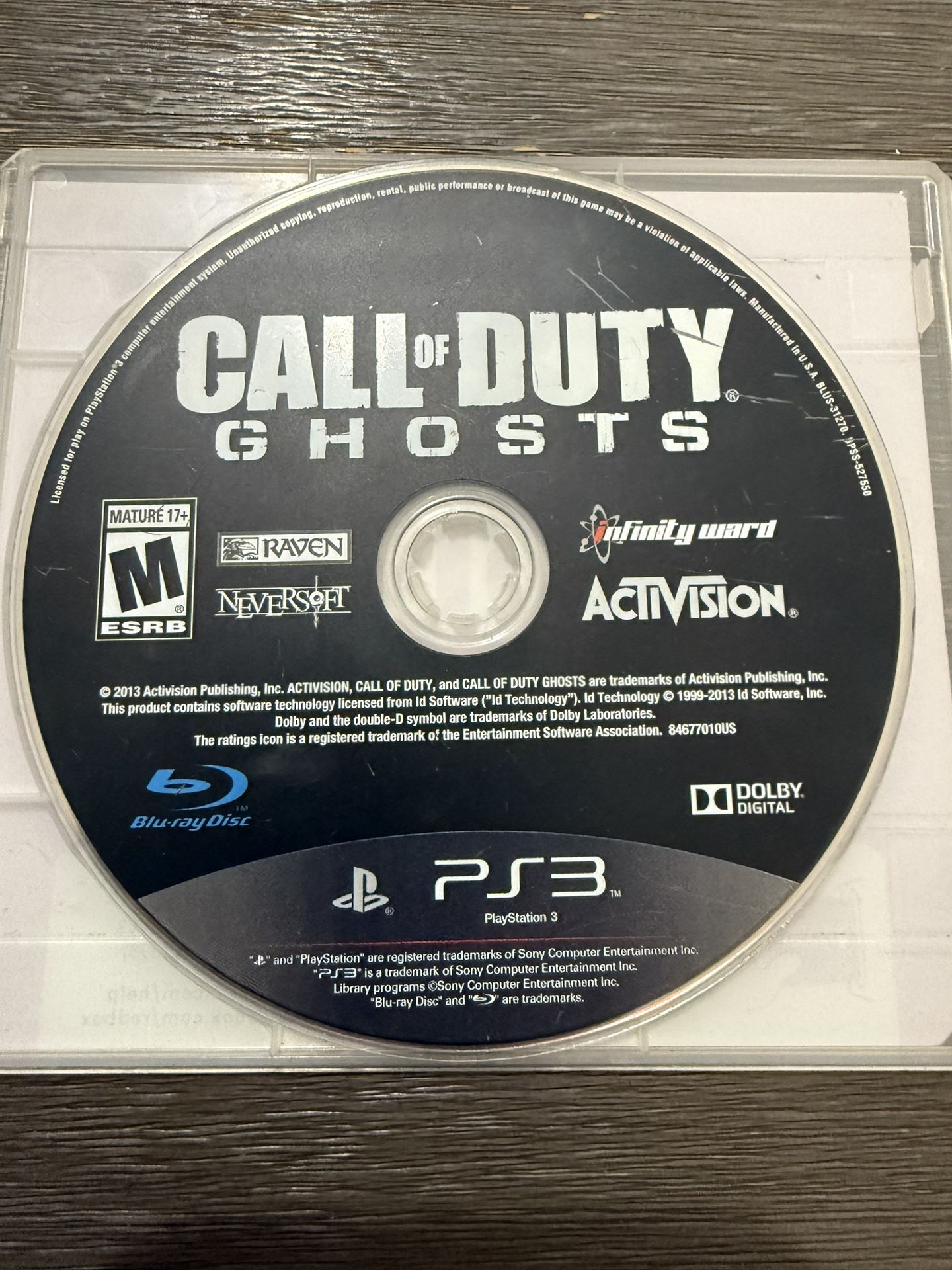 Call of Duty: Ghosts Steelbook Edition (Sony Playstation 3 PS3, 2013)