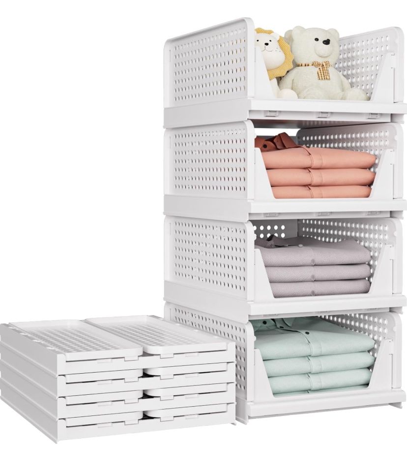 5 Pack Closet Storage Boxes