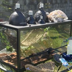 Front Opening Reptile Tank 50gl