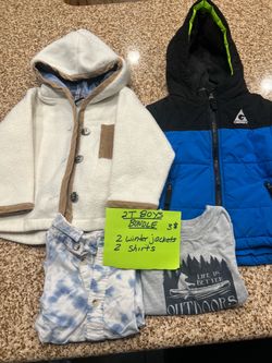 2T Boys Clothing Bundle – 2 Jackets & 2 Shirts