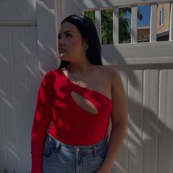 cherry bodysuit