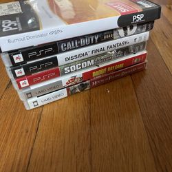 PSP Sony Games And Movies 