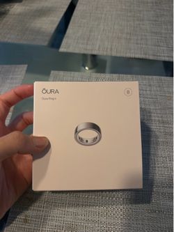 Oura Ring 4 Silver Size 8
