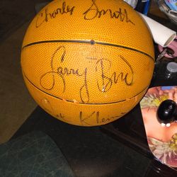 Team Signed Basketball From 1989 