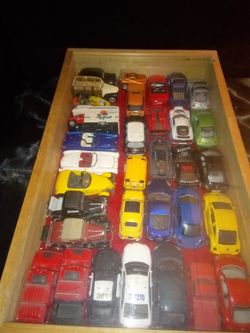 MORE  CARS. 1/32-1/36 SCALE W SHOW CASE