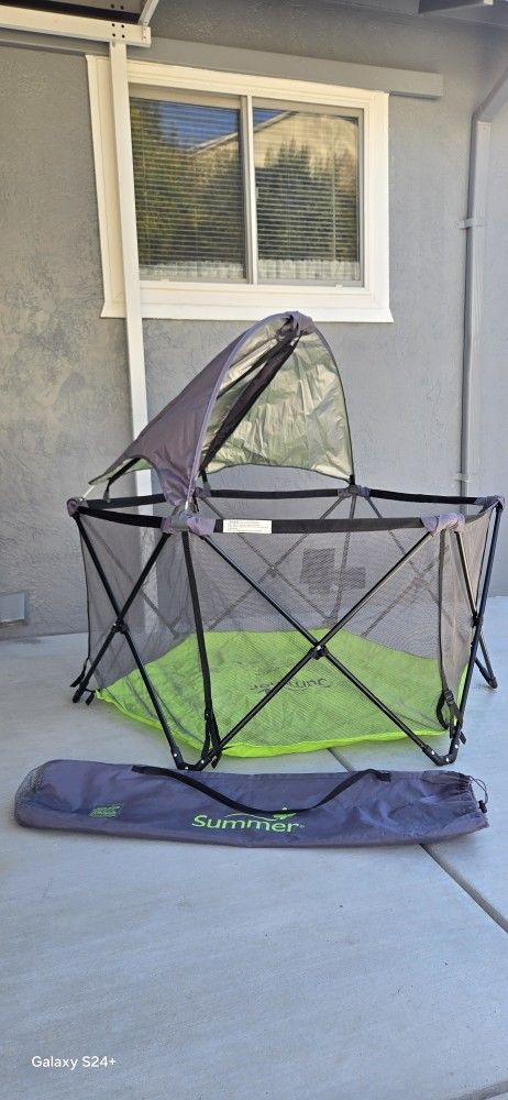 Summer Infant Pop 'N Play Portable Playard With Canopy