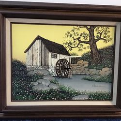 Hargrove signed paining the old Mill 22 x 18. Excellent condition.