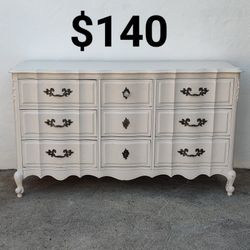 Dresser French Provisional Bureau Chest of 9 Drawers 