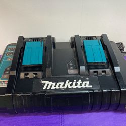 Makita DC18RD 18V Lithium-Ion Dual Port Rapid Optimum Charger 2-Port