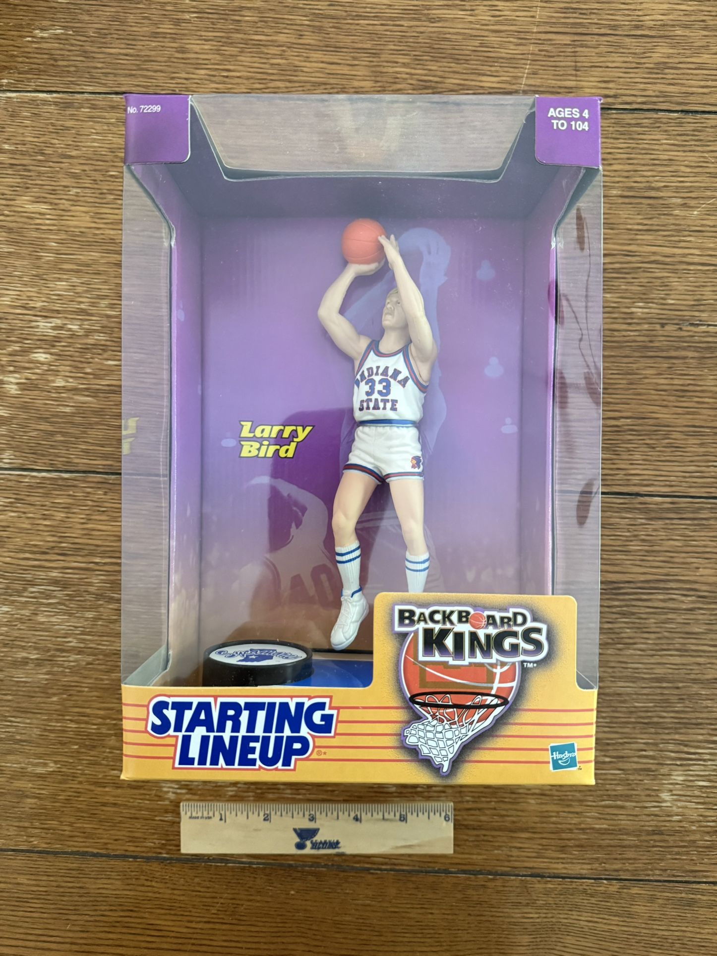 1999 Starting Lineup NBA Backboard Kings Larry Bird Indiana State Boston Celtics