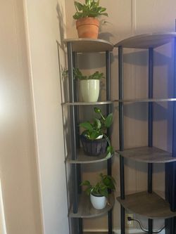 2 Corner Square shelf $25 for both
