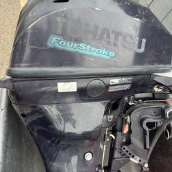2010 20 Hp Tohatsu Tiller 
