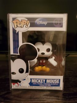 Funko Pop Figure Mickey Mouse #01 & Protective Case 