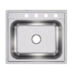 Elkay  Pergola 25 in. Drop in Single Bowl Drop in 20 Gauge Stainless Steel Kitchen Sink