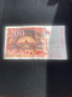 Billete De Francia De 200 Francs De 1997