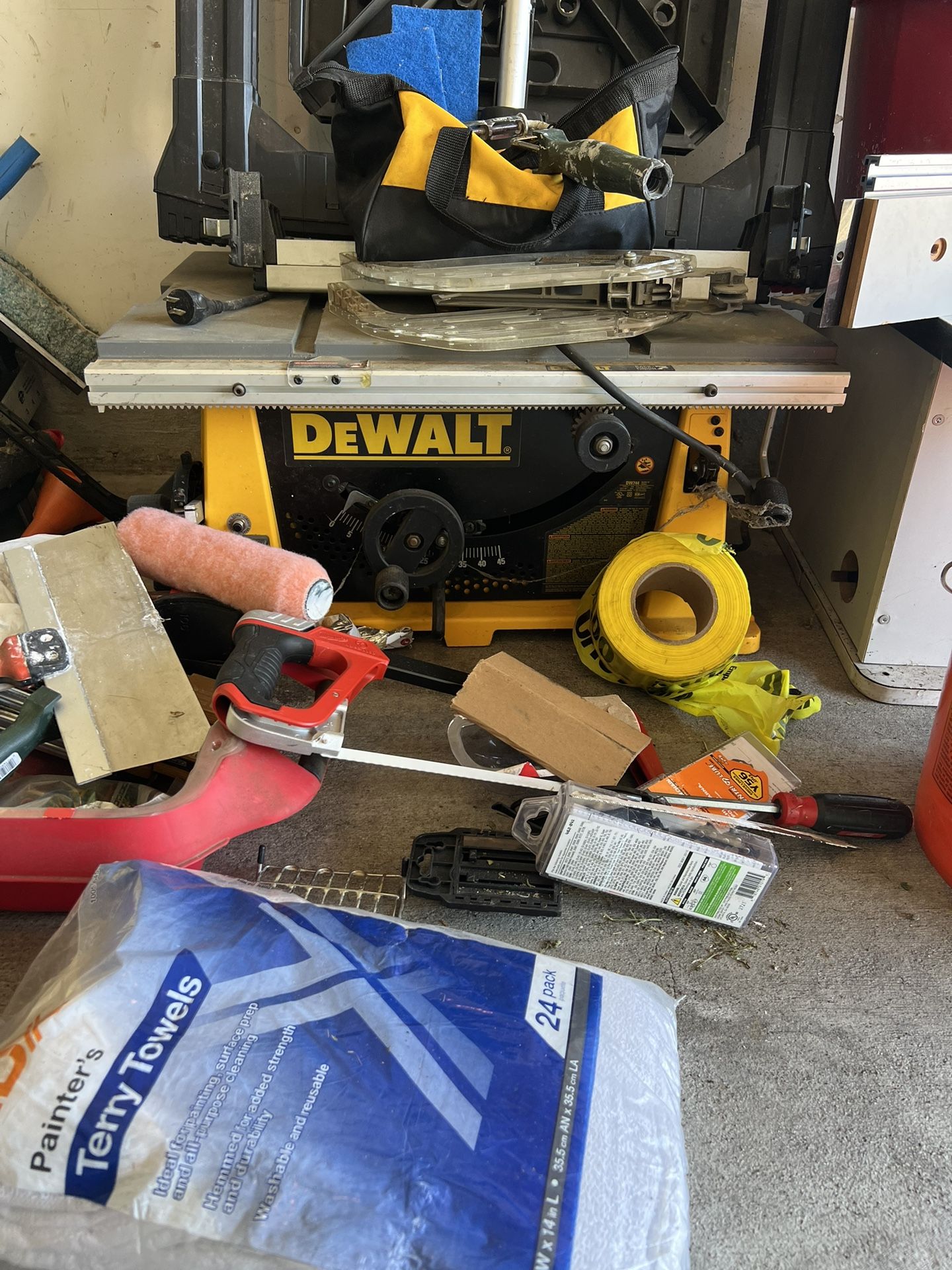 Table Saw Dewalt Like New Dido Blade Set