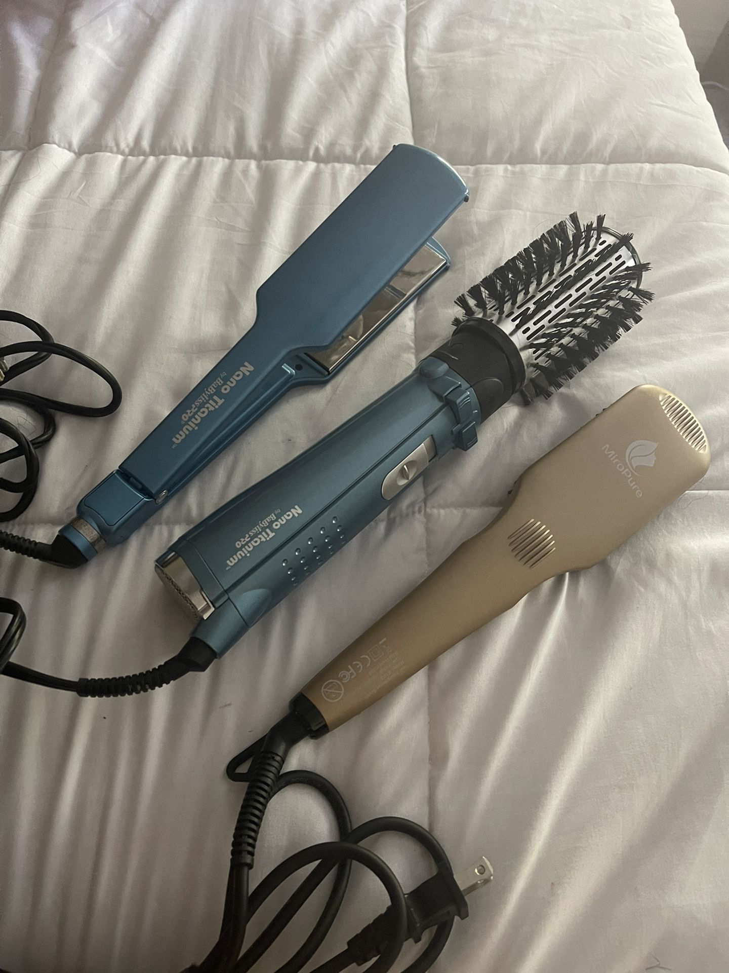 nano titanium babyliss pro & Micropure Straightener 