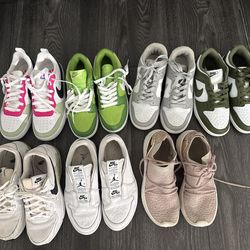 4 Pairs Of Nikes New The Other Are Like New  Size 6 Women’s Or Boys 4.5