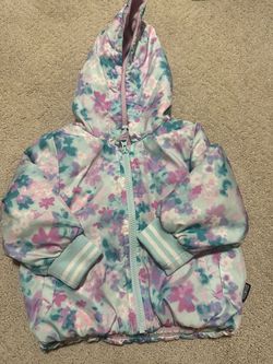 OshKosh Toddler Girl Floral Puffer Jacket