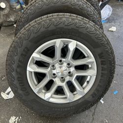 STOCK CHEVY WHEELS AND TIRES SIZE 18