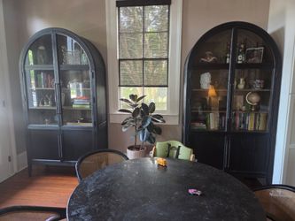 Arhaus Hattie Glass Cabinet