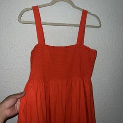 Zara Maxi Dress Orange Size S, fits S-L