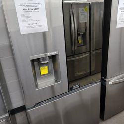 $2099 (MSRP$4100, Save $2001) LG 26 CU Ft Counter Depth Refrigerator With InstaView Window 