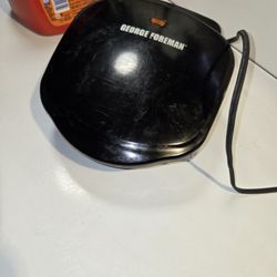 George Foreman GRILL 2 Servinc INDOOR HOT Plate Great CONDITION