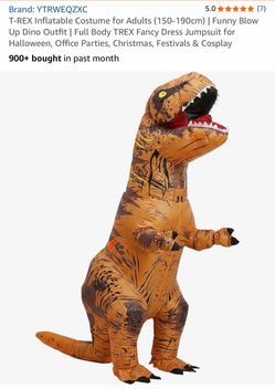 “New” T-Rex inflatable costume
