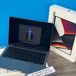 Apple Macbook Pro 14 Inch M1 Pro Laptop - Payments Available - Pay $5 Down To take It home 