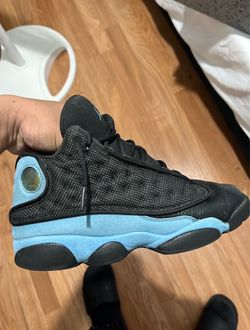 black university blue jordan 13’s