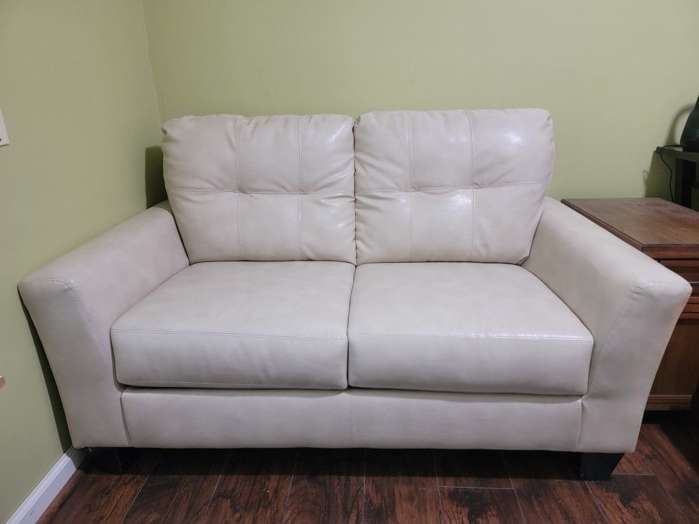 Beige Loveseat Couch