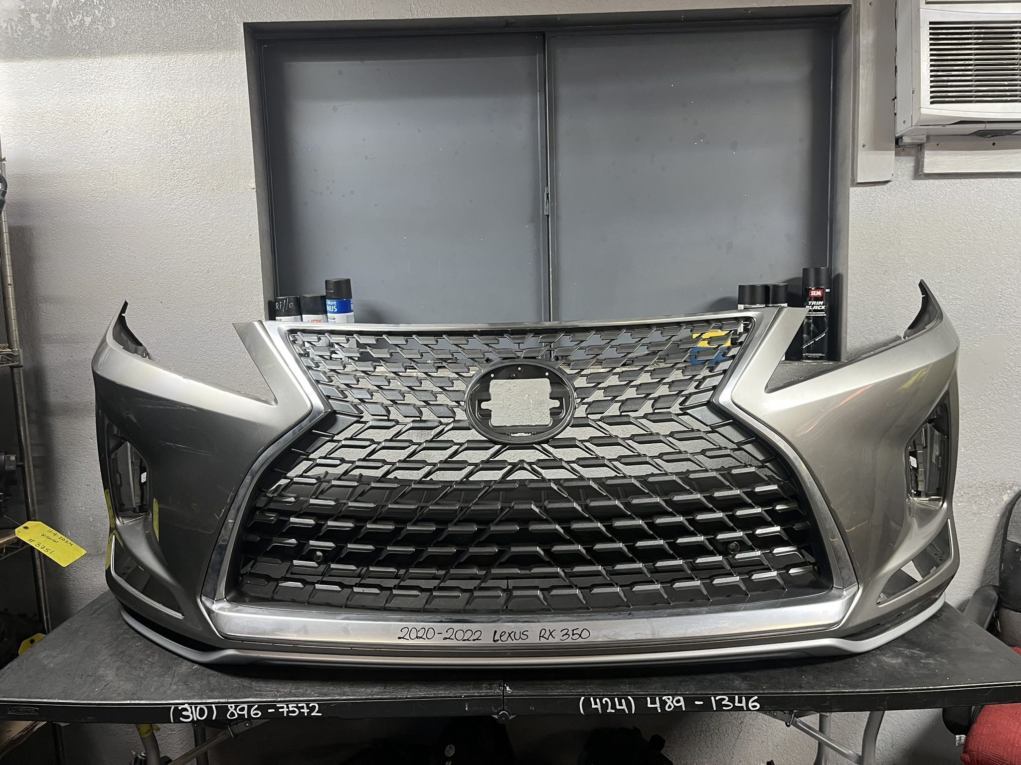 2020-2021-2022 LEXUS RX RX350 FRONT BUMPER OEM USED