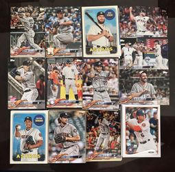 Houston Astros 500 baseball cards lot Altuve Cole Springer Biggio Bregman Ryan Osuna