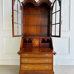 Vintage Drop Front Hickory Chair Secretary Desk+