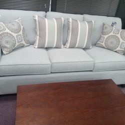 Light Blue Sofa