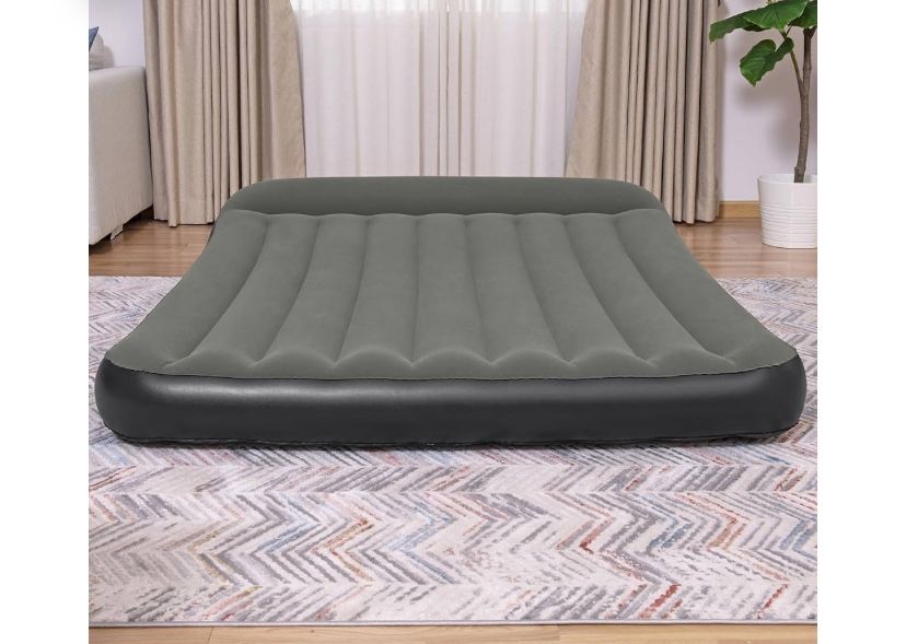 Bestway Tritech Air Mattress Queen 12” with Built-in Battery Pump