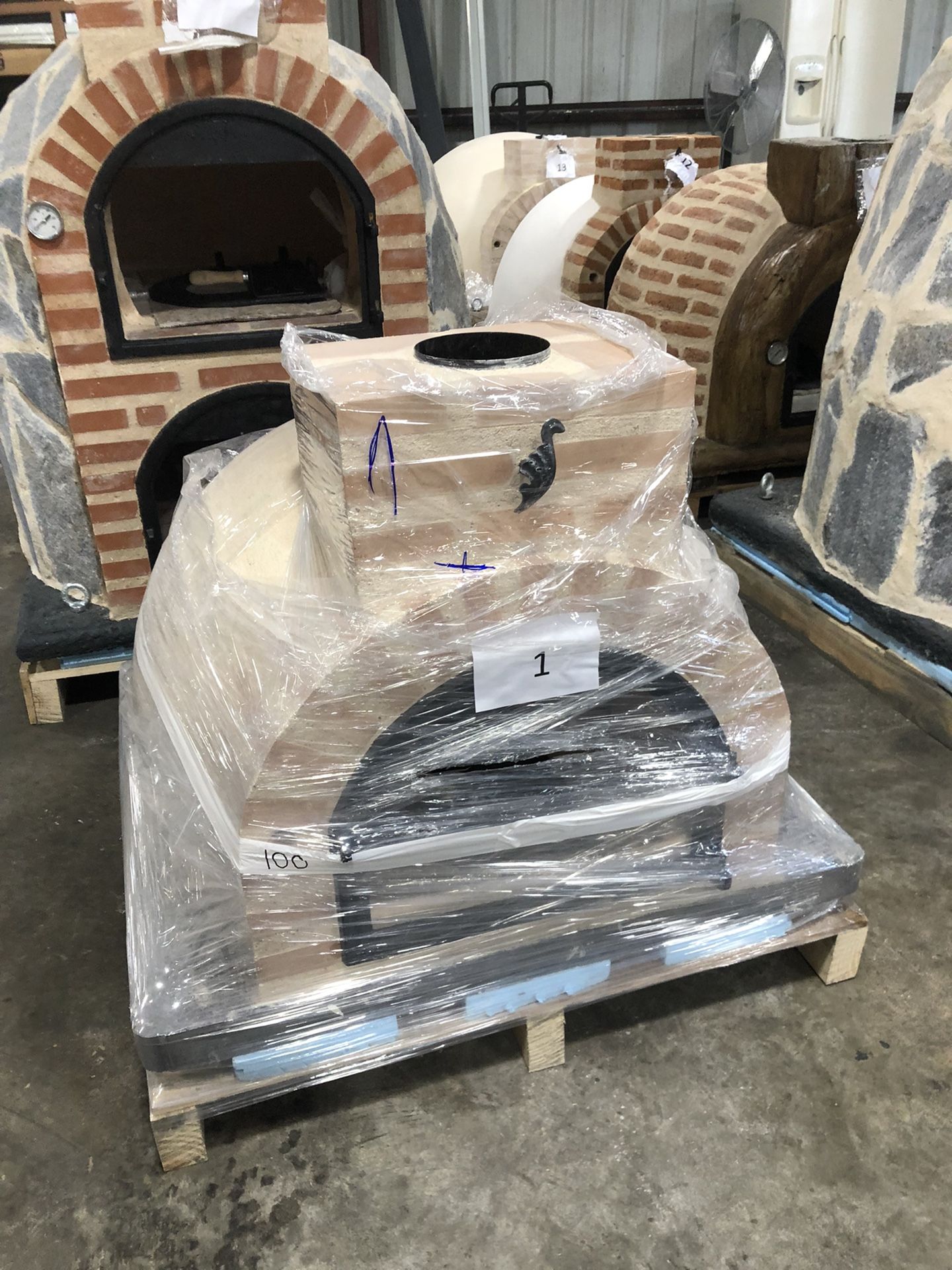 Spain refractory clay Oven Built In Wood Fired Commercial Outdoor - Main Image