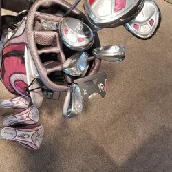 Women's Left-handed Golf Set with Bag