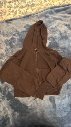 Crop brown jacket