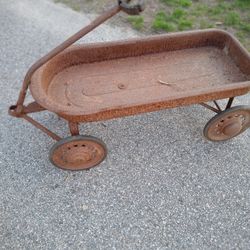 Antique Metal Wagon 